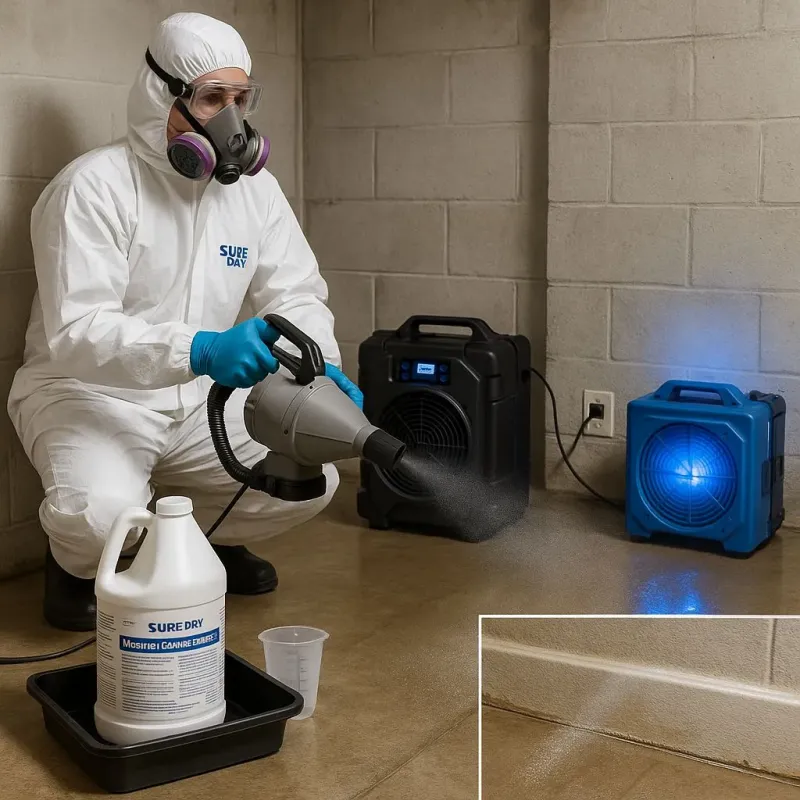 Sanitization and Odor Removal process in Lugoff, SC